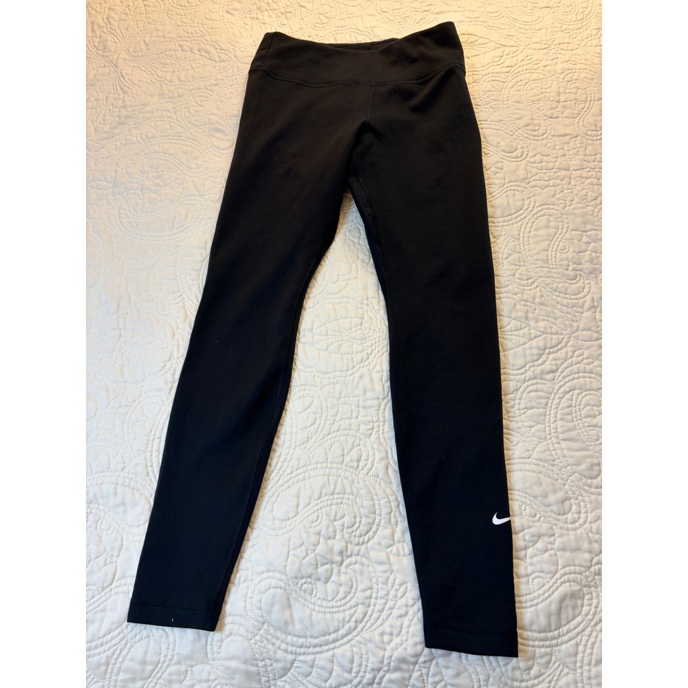 Nike Leggings Womens Medium Black Therma-FIT Sporty Performance Tights